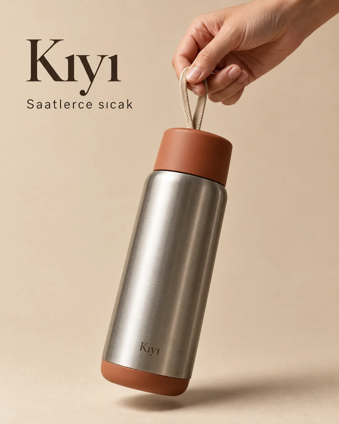 Kıyı termos reklam görseli